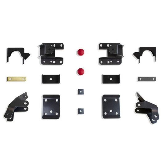 silverado magneride rear drop system | adjustable 5 to 6 inch drop kit | sierra rear flip kit with hangers | lowered silverado rear suspension