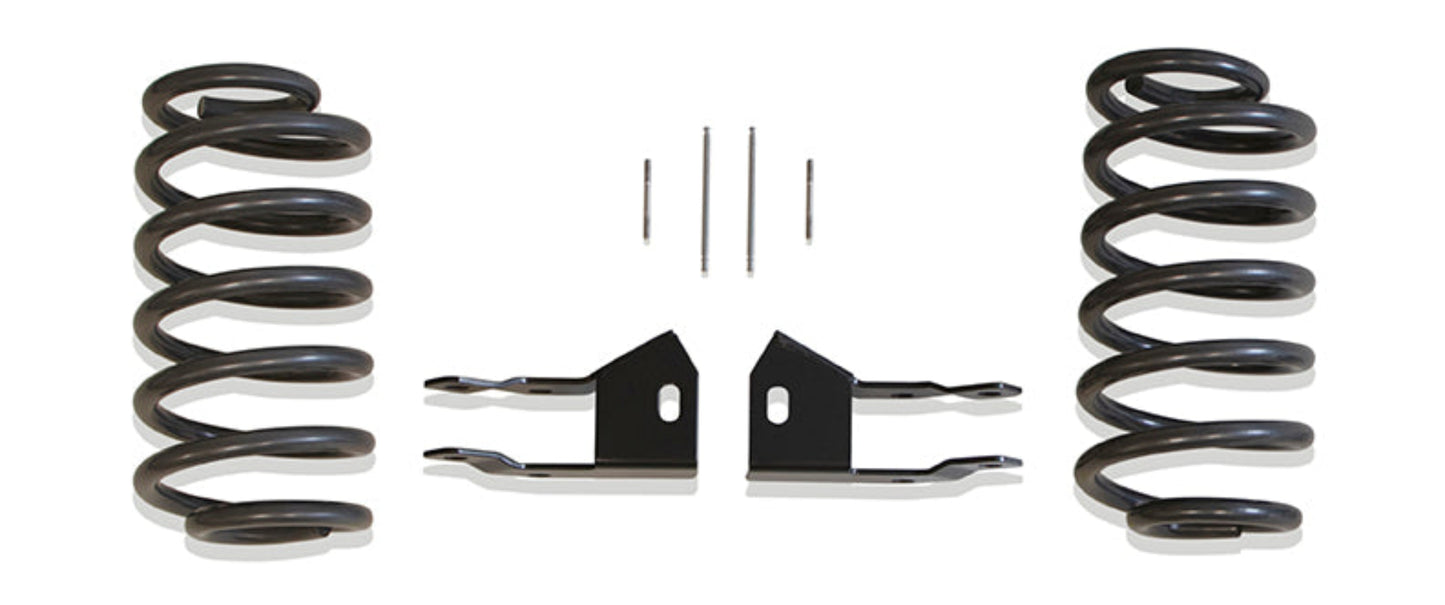 tahoe 3 inch rear drop suspension | yukon denali lowering coils | escalade rear drop lowering system | gm suv lowering kit with shock extenders
