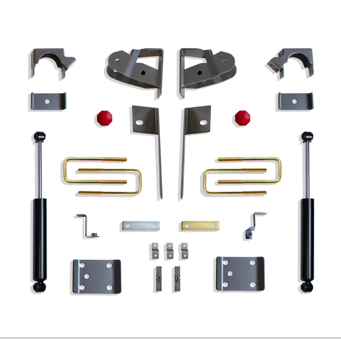silverado 5 inch rear drop setup | sierra rear suspension lowering kit | maxtrac flip kit with rear shocks | lowered silverado rear stance