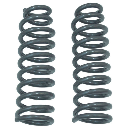 ford f150 front drop springs | 3 inch lowering coils for f150 | lowered ford truck suspension | maxtrac front lowering springs | grey powdercoat drop coils
