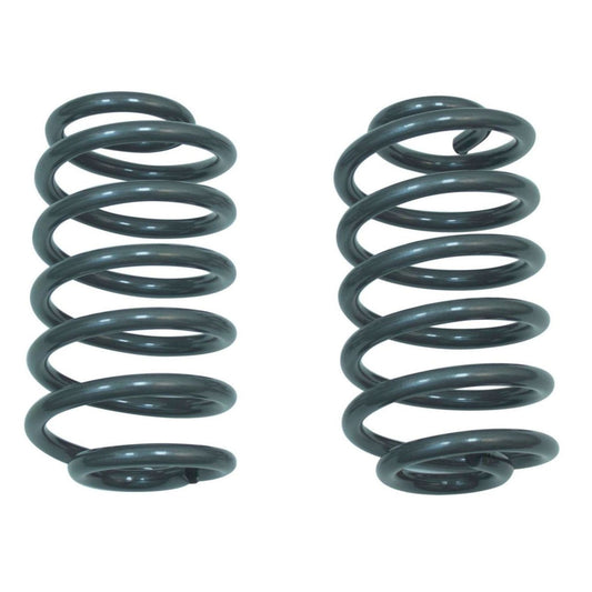 tahoe rear drop springs | 2 inch lowering coils for yukon | lowered gm suv suspension | maxtrac rear lowering springs | grey powdercoat drop coils