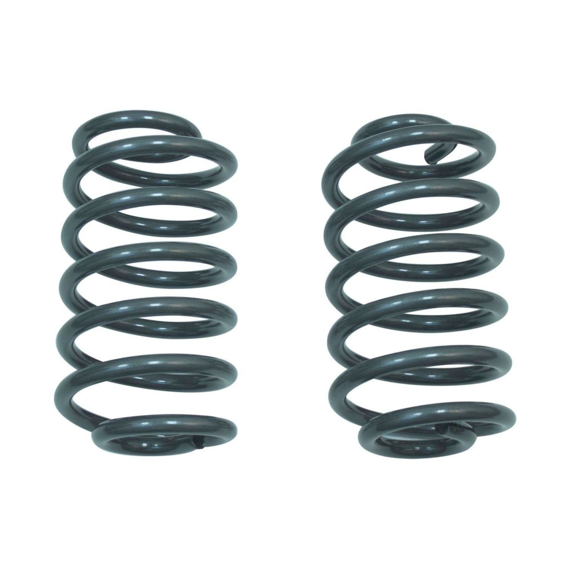 chevy c10 rear drop springs | 3 inch lowering coils for c10 | lowered classic truck suspension | maxtrac rear lowering springs | grey powdercoat drop coils