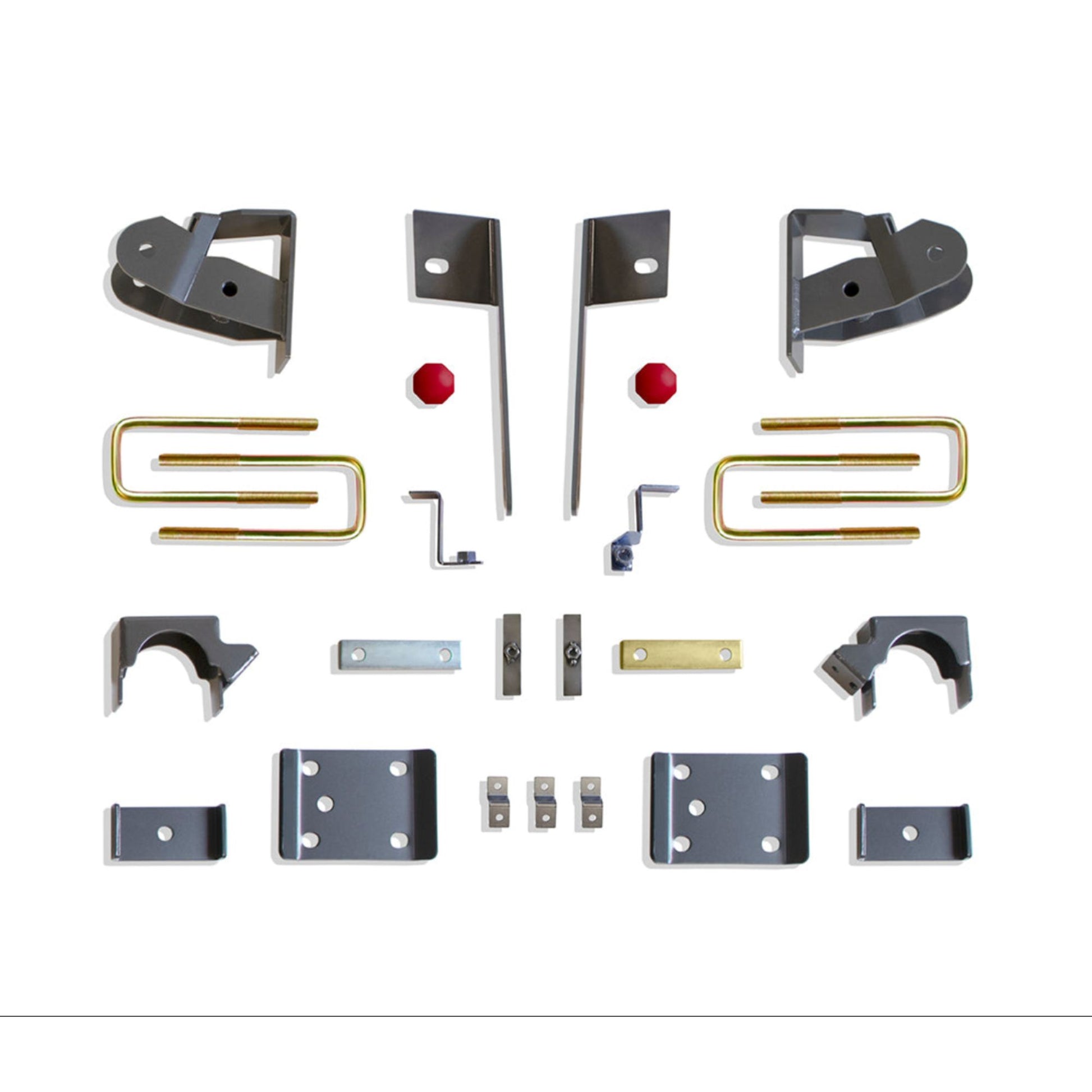 silverado rear lowering kit | sierra 5 inch drop suspension | rear axle relocation kit | lowered truck suspension components | maxtrac lowering hardware
