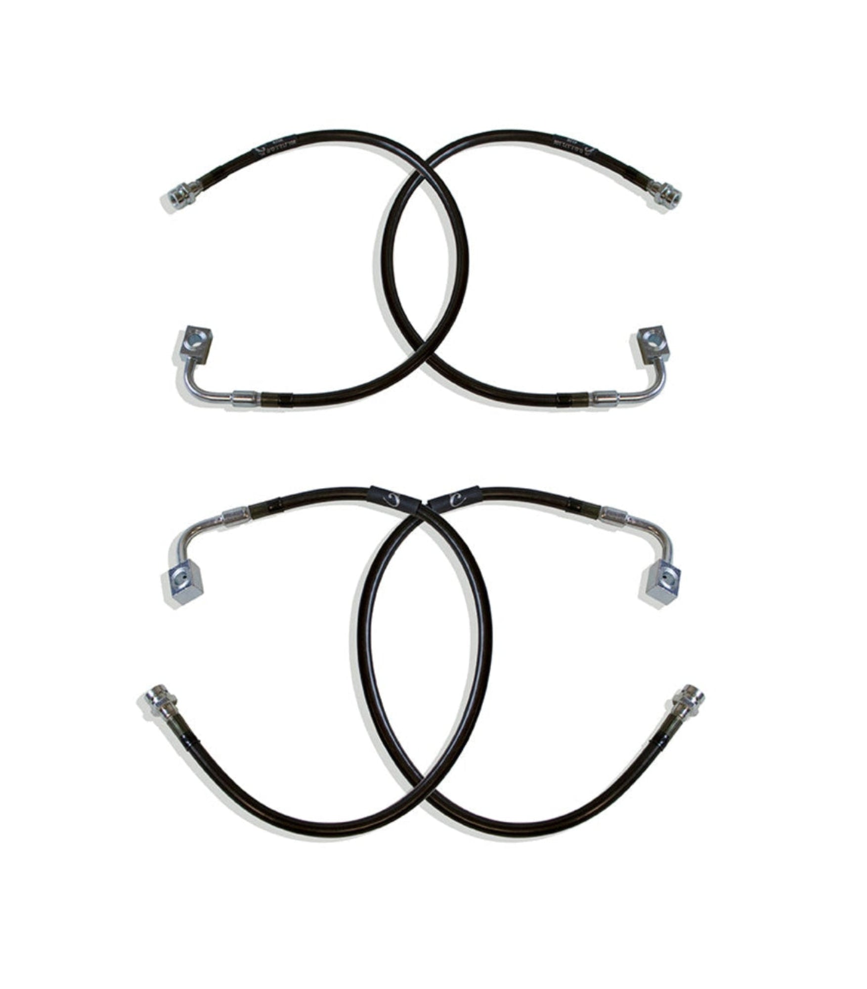 stainless steel braided brake line kit 2007 2018 jeep jk | front rear extended brake hoses for lifted jeep | dot compliant jeep wrangler brake line upgrade