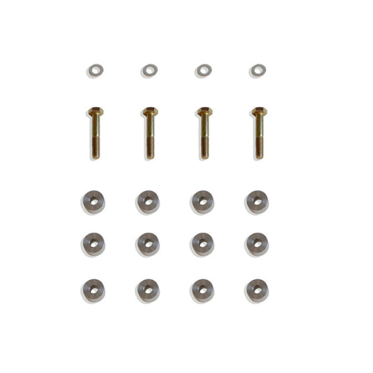 ram 1500 driveshaft spacer kit | two piece driveshaft alignment spacers | carrier bearing drop brackets | lifted ram driveline correction