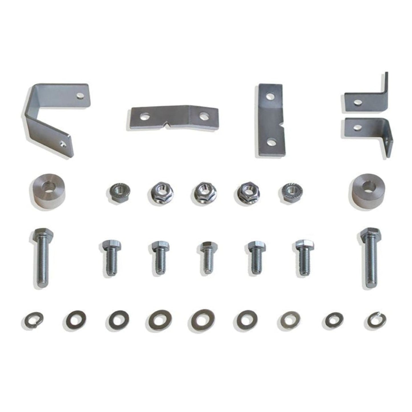 toyota tacoma driveshaft alignment spacer | rear carrier bearing relocation kit | tacoma driveline vibration correction | aluminum carrier bearing spacer | clear anodized suspension component