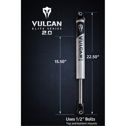 maxtrac vulcan 2.0 elite shock rear air ride 15.5 22.5
