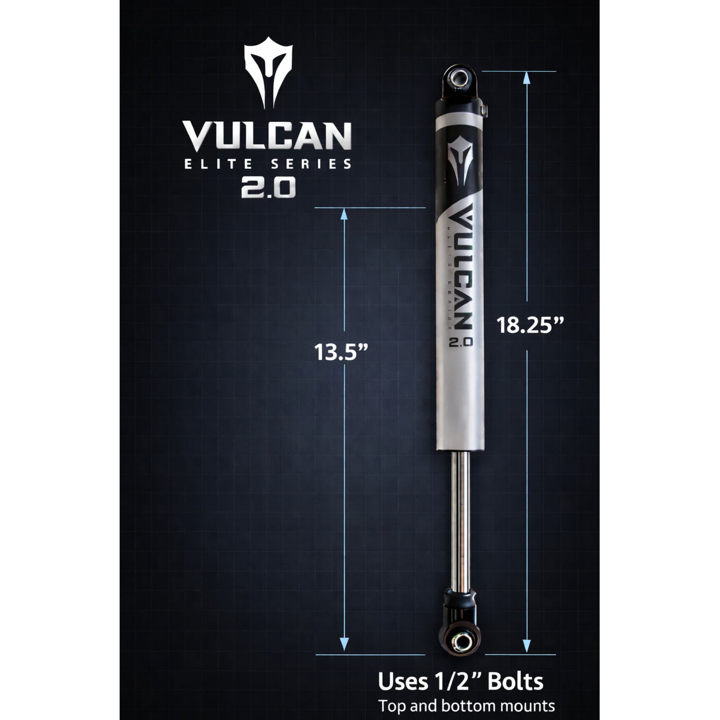 13.5 18.25 loop shock mono tube suspension