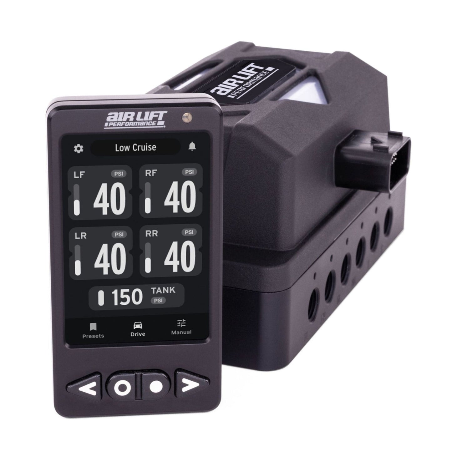 air lift ALP4 Touchscreen Display and Integrated Manifold ECU