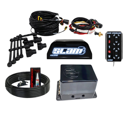 Slam Specialties ASCEND Air Ride Management Kit with SV8C Manifold & Height Sensors