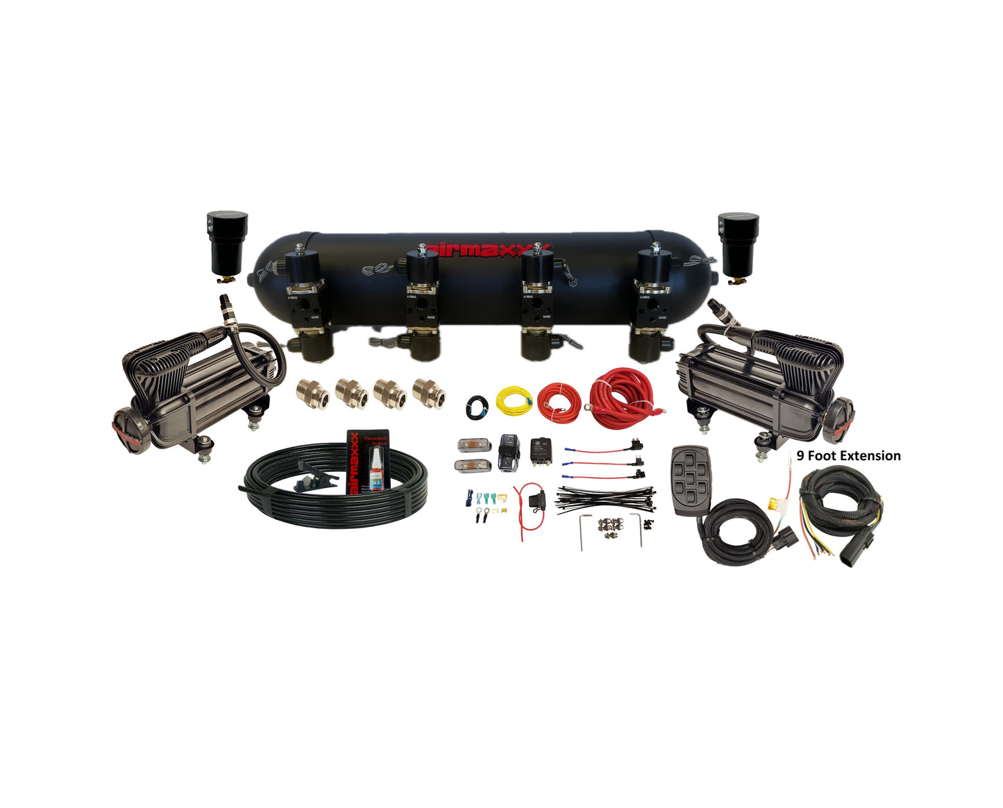NEW X-Series Fast Bag 1/2" Air Management for Air Ride Suspension