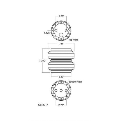 usa made slam specialties ss7 air suspension bag