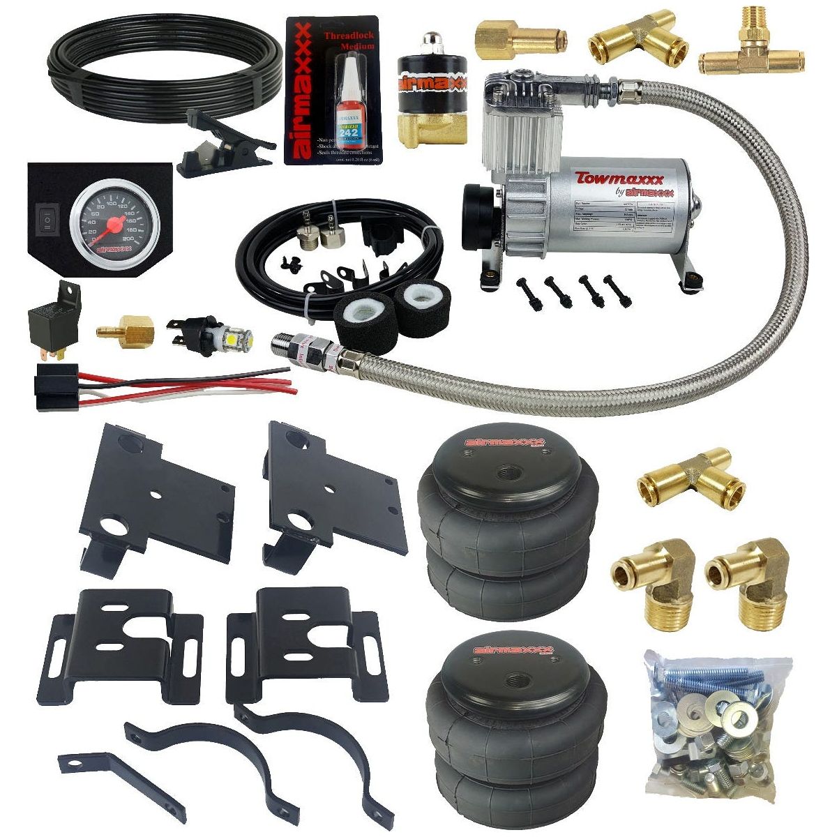 Airmaxxx Overload Air Asisst Kit - 2000 - 2010 GM 2500/3500HD 2WD OR 4WD