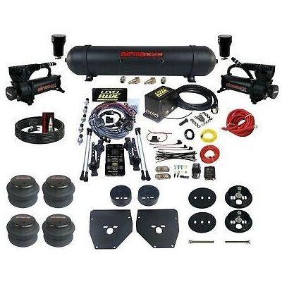 Complete Level Ride Air Suspension Pressure Height 580 Black Kit For 1963-72 C10