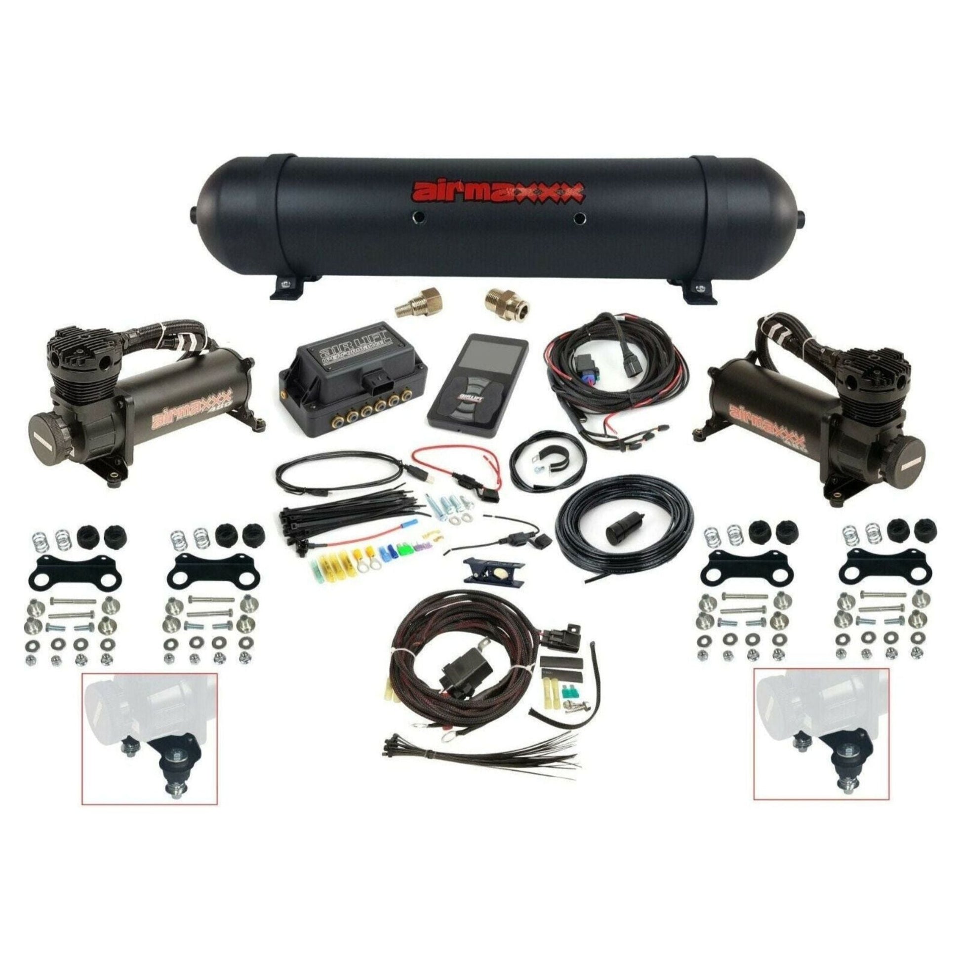 3P Air Lift 27680 1/4" & airmaxxx 480 black Air Compressors & Tank