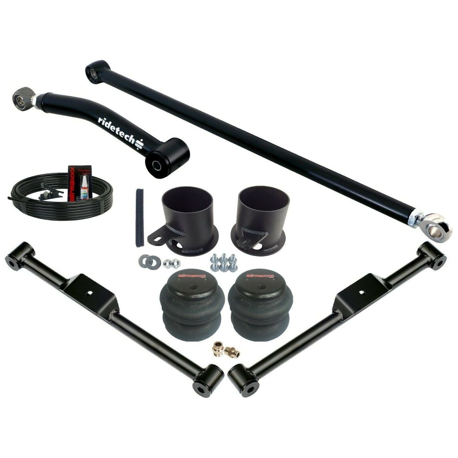 Rear Air Suspension System Includes RideTech StrongArms & 2600 Air Bag ...