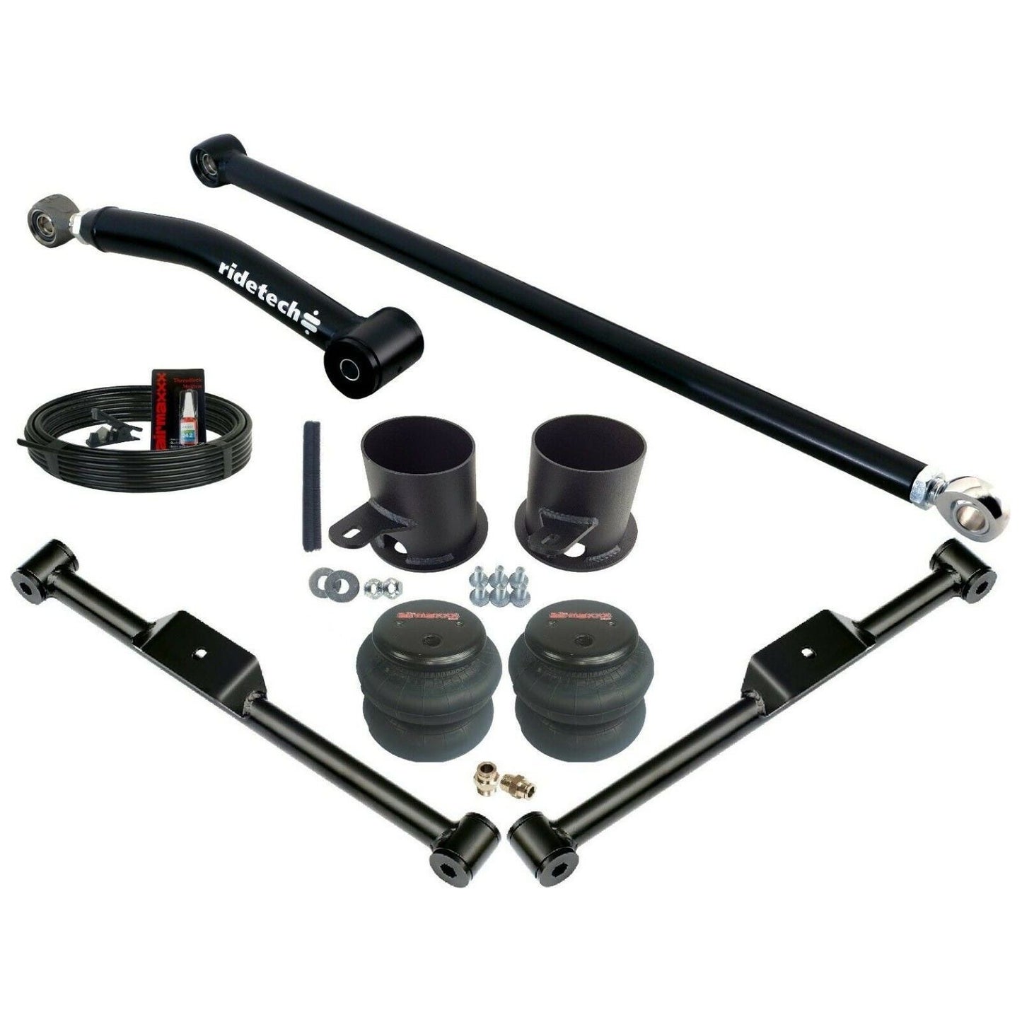 Rear Air Suspension System Includes RideTech StrongArms & 2600 Air Bags Fits 1959-64 GM B-Body