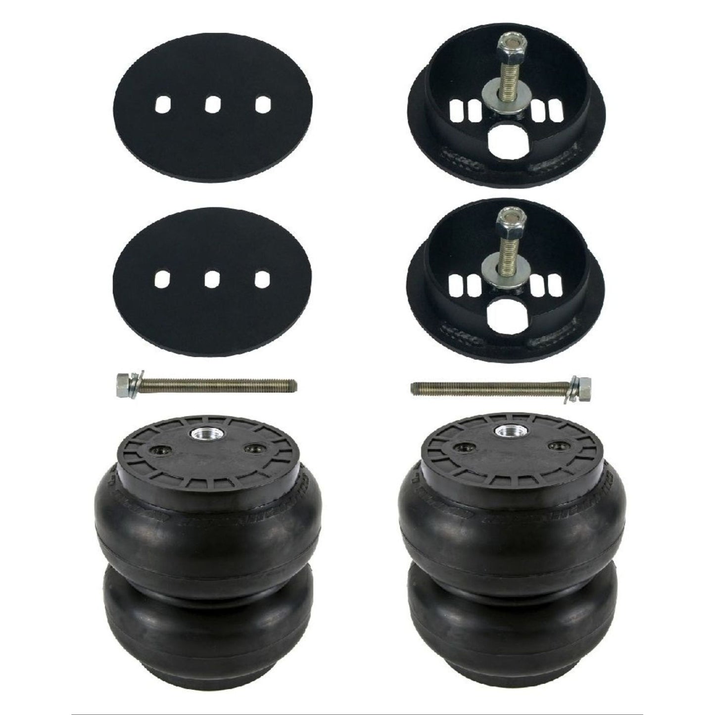 airmaxxx rear bolt on air ride brackets & Slam bags for 1963-72 chevy c10 truck suspension