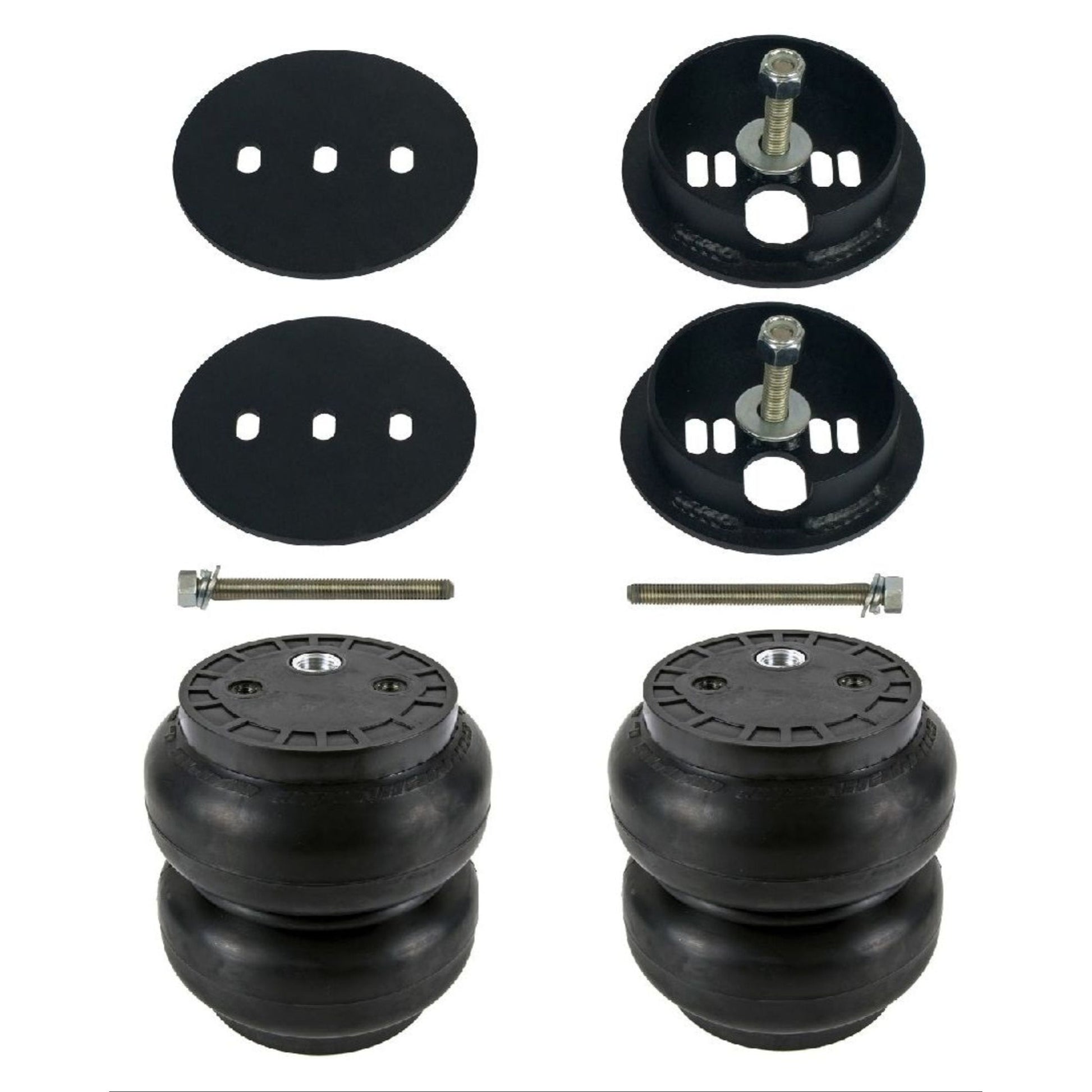 airmaxxx rear bolt on air ride brackets & Slam bags for 1963-72 chevy c10 truck suspension