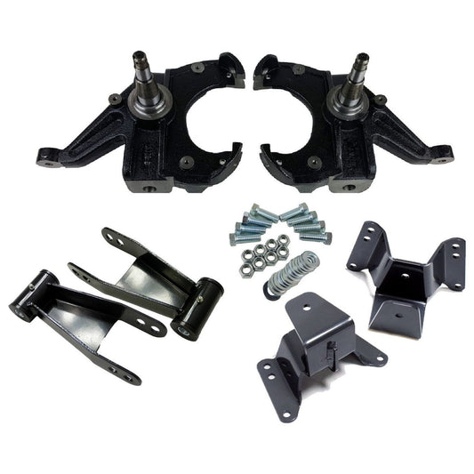 slamrite 2/4 Drop Kit For 1973-87 C10 2wd w/1" Rotor