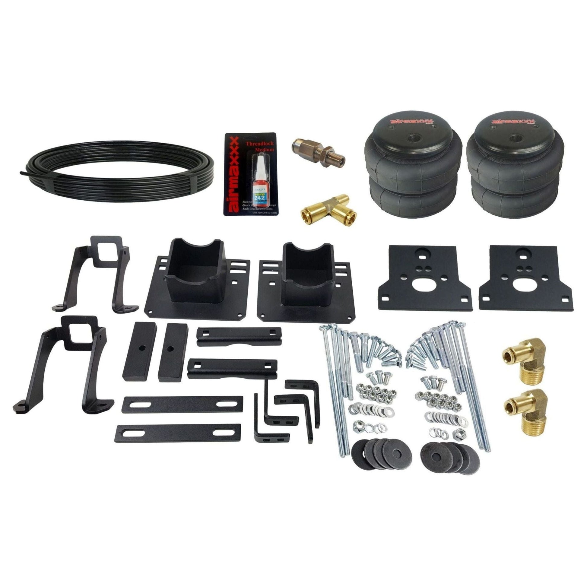 Air Over Load airmaxxx Tow Level Assist Kit No Drill Fits 2005-10 Ford F250 2WD