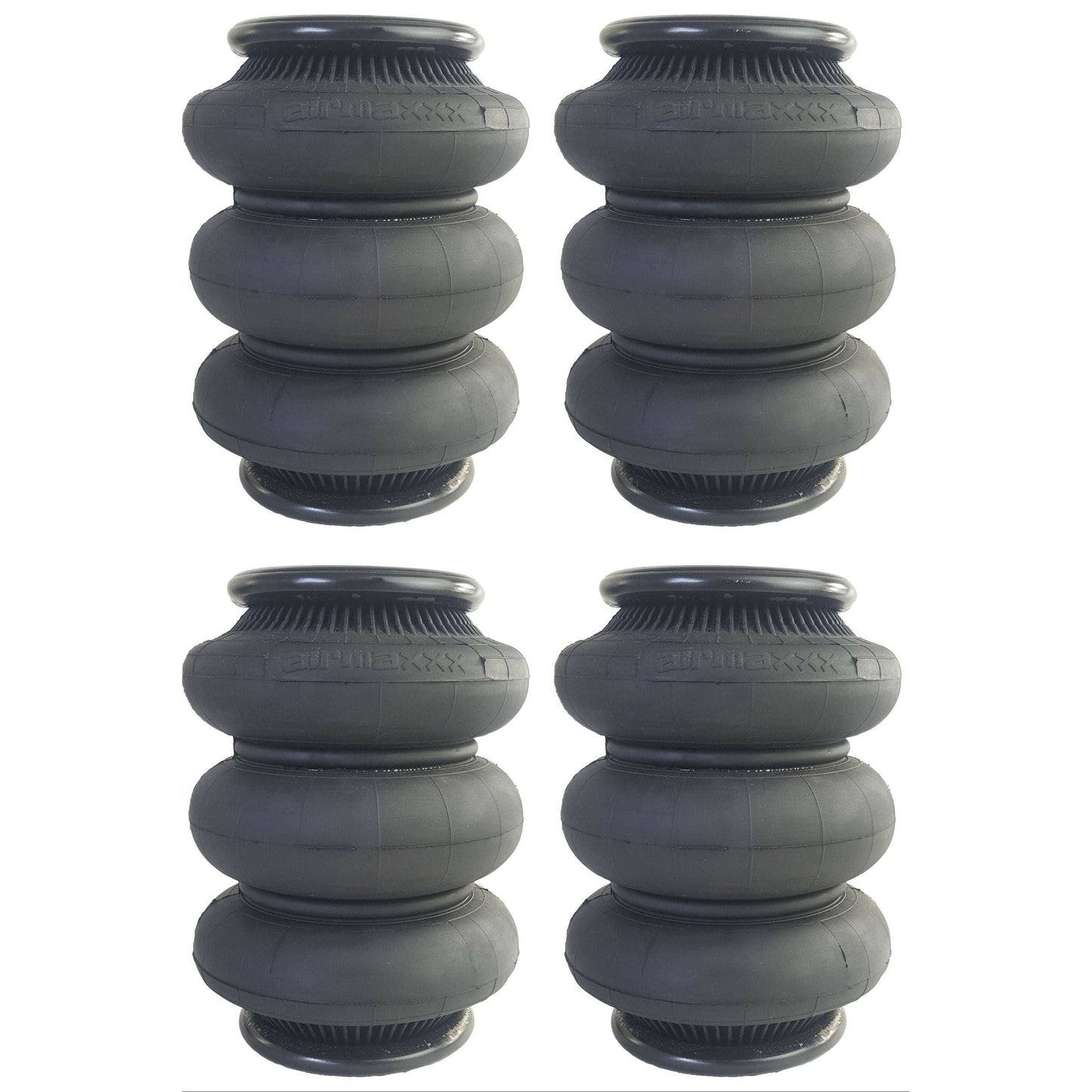 Four New 2600 AirMaxxx 1/2"npt Port Triple Air Bag Spring