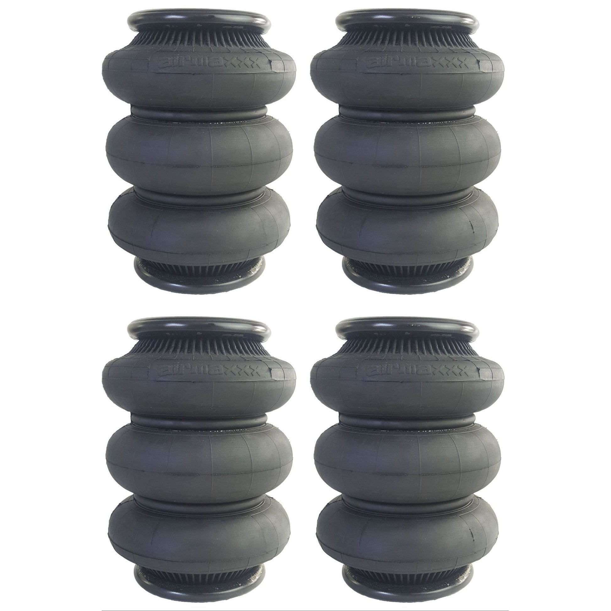 Four New 2600 AirMaxxx 1/2"npt Port Triple Air Bag Spring