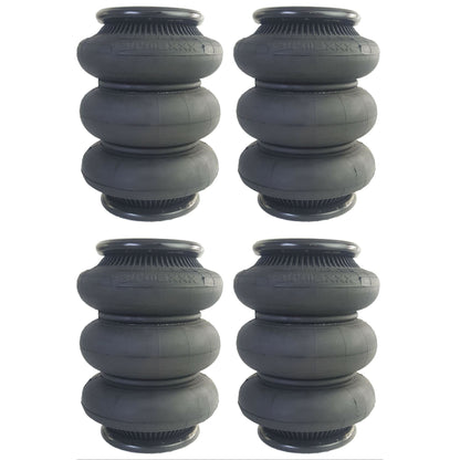 Four New 2600 AirMaxxx 1/2"npt Port Triple Air Bag Spring