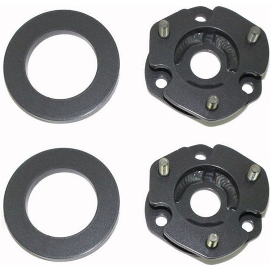 Ram 1500 strut and coil spacer leveling kit | 2013-2024 Ram 1500 4WD lift kit | MaxTrac steel front suspension spacers | Ram lift kit for 33 inch tires