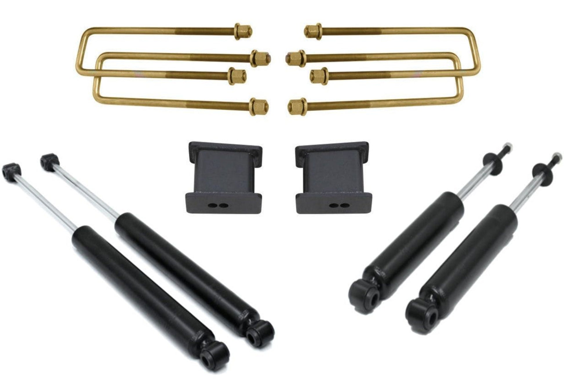 Completes 5 inch lift kit | Rear lift blocks and U bolts | MaxTrac suspension upgrade | Fits 2007 Classic
