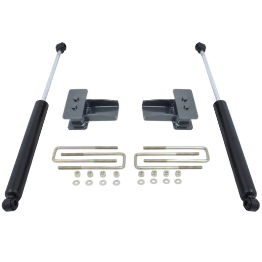 Rear lift blocks U-bolts and MaxTrac 2800LL-9 rear shocks | Completes 4 inch lift | Suspension upgrade