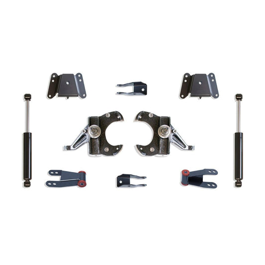 MaxTrac KS331134L 2.5"/4" Lowering Kit Fits 1973-1987 Chevy/GMC C10 2WD
