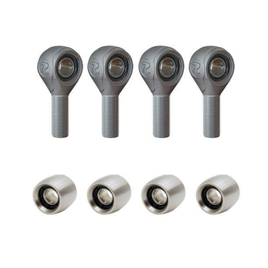 R-Joint 8 Pack - Weld-On. Includes 4 RH threaded R-Joints and 4 weld on R-Joints.