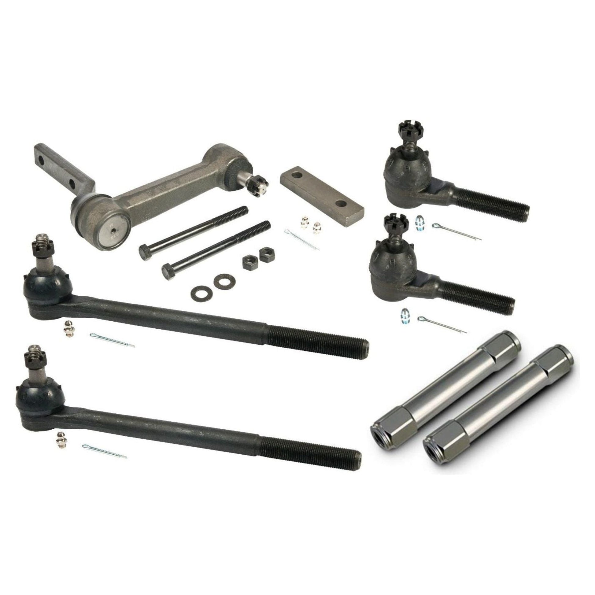 Ridetech tie rod idler arm kit 63 64 Chevy | Impala steering rebuild kit billet adjusters