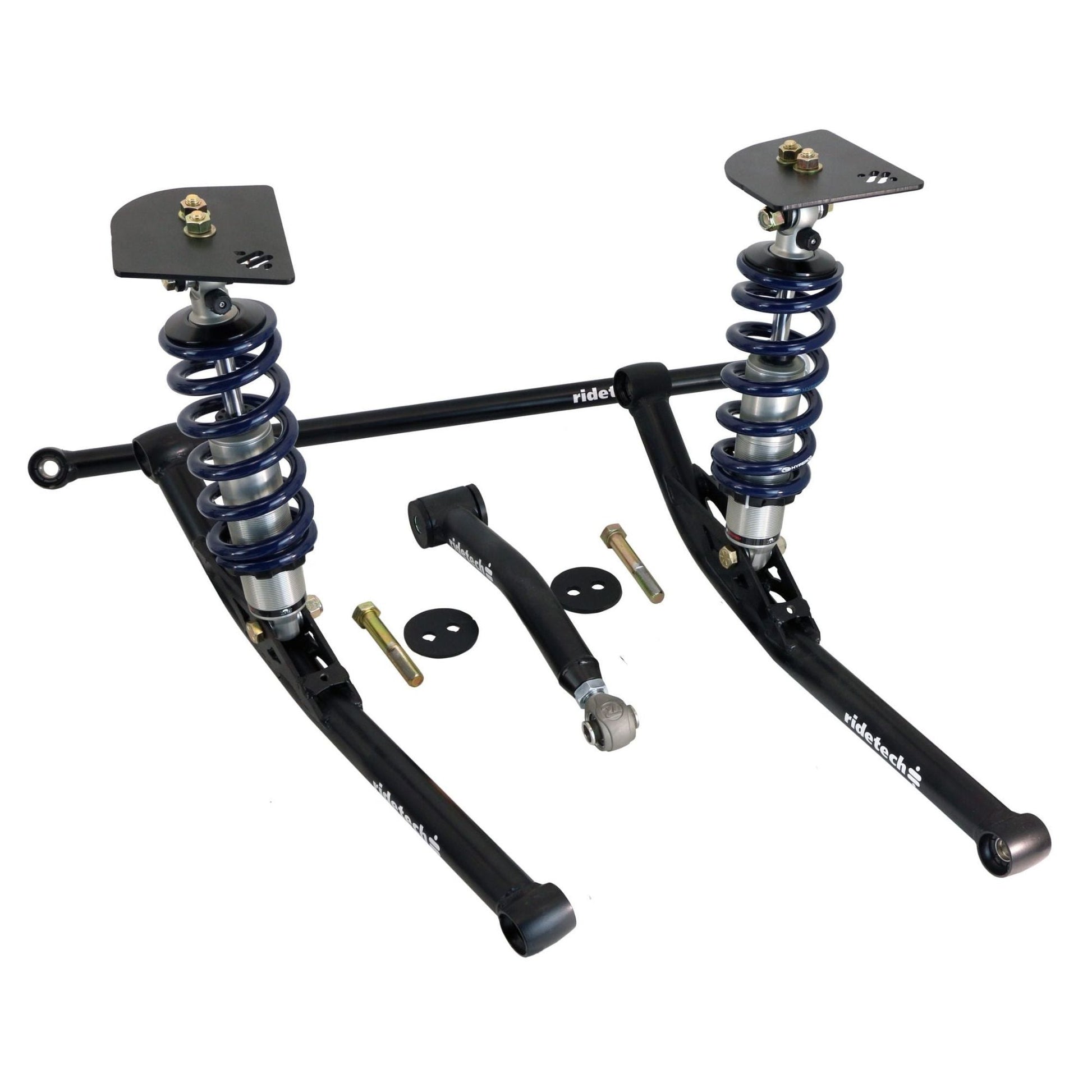 Ridetech 59 64 Chevy rear suspension upgrade | Impala rear StrongArms panhard bar coilover system