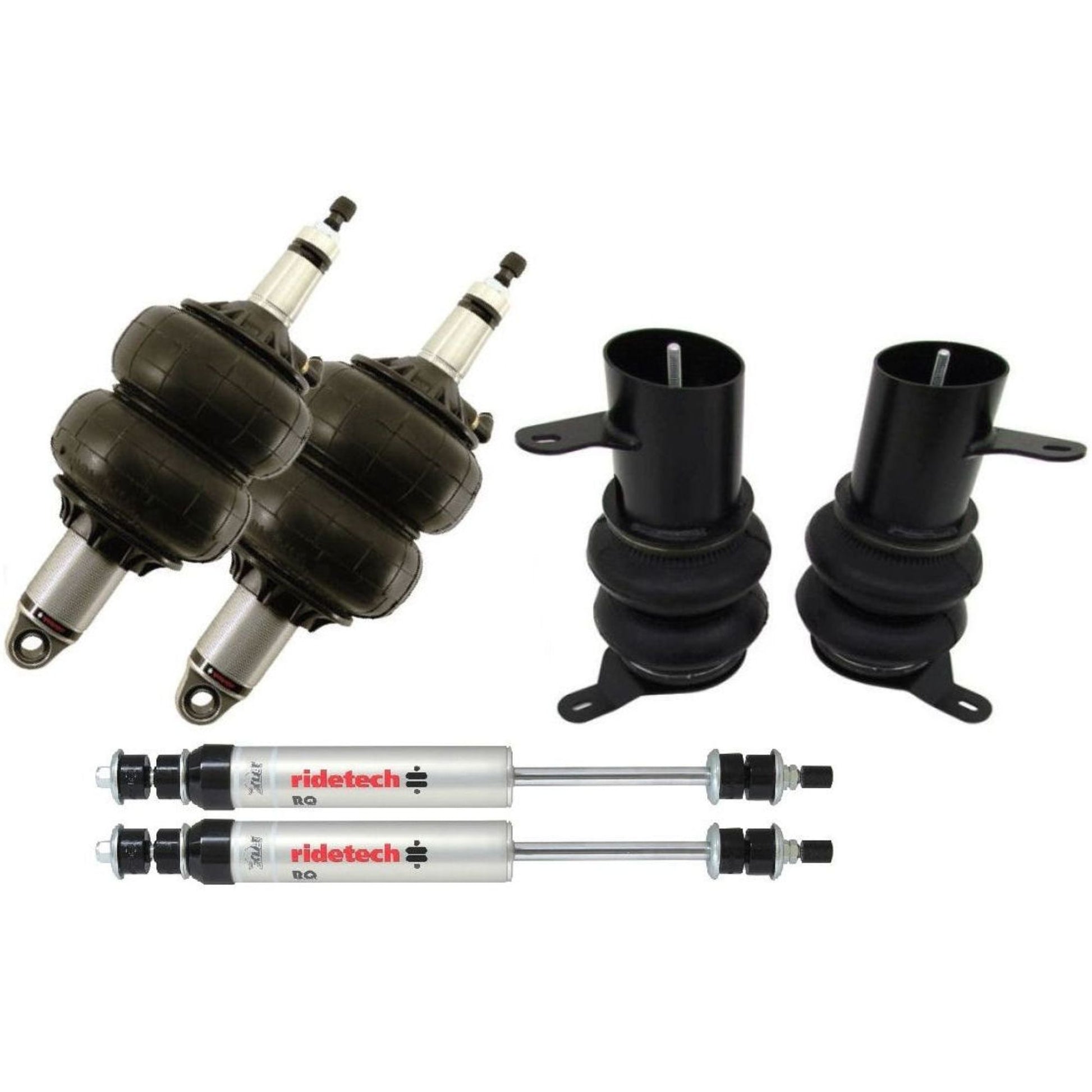 Ridetech DeVille Fleetwood air ride kit | 58 59 60 Cadillac front rear air suspension