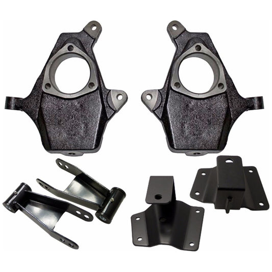 slamrite 2"/4" Drop Kit Spindles Shackles Hangers For 1999-06 Silverado 1500 2wd