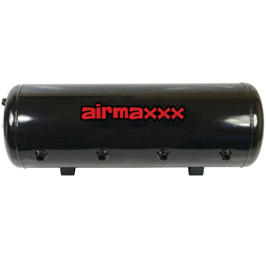 9 port 200 PSI air suspension tank | air ride onboard air tank | airmaxxx 8 gallon air tank