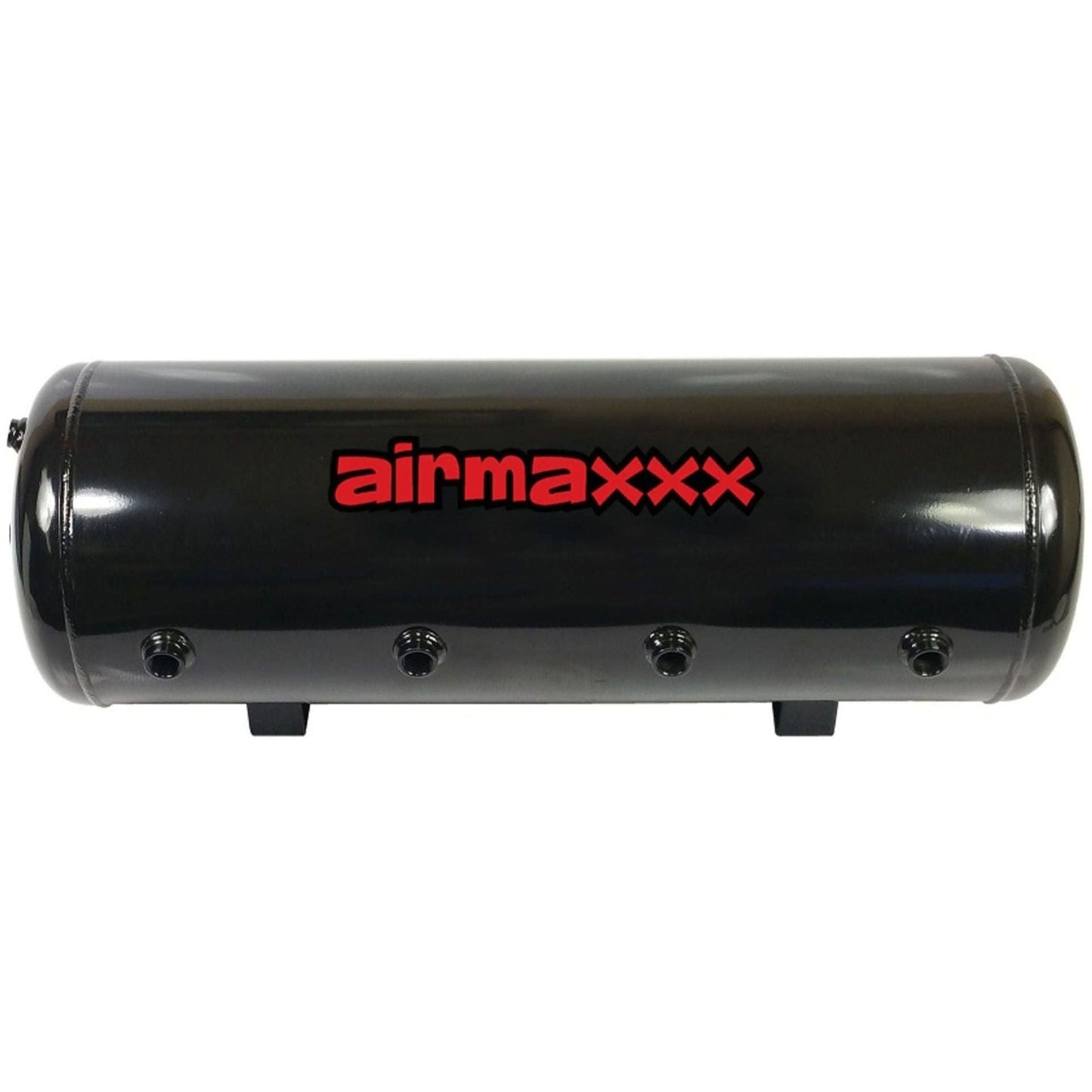 airmaxxx 8 gallon steel air tank gloss black 9 port 200 psi