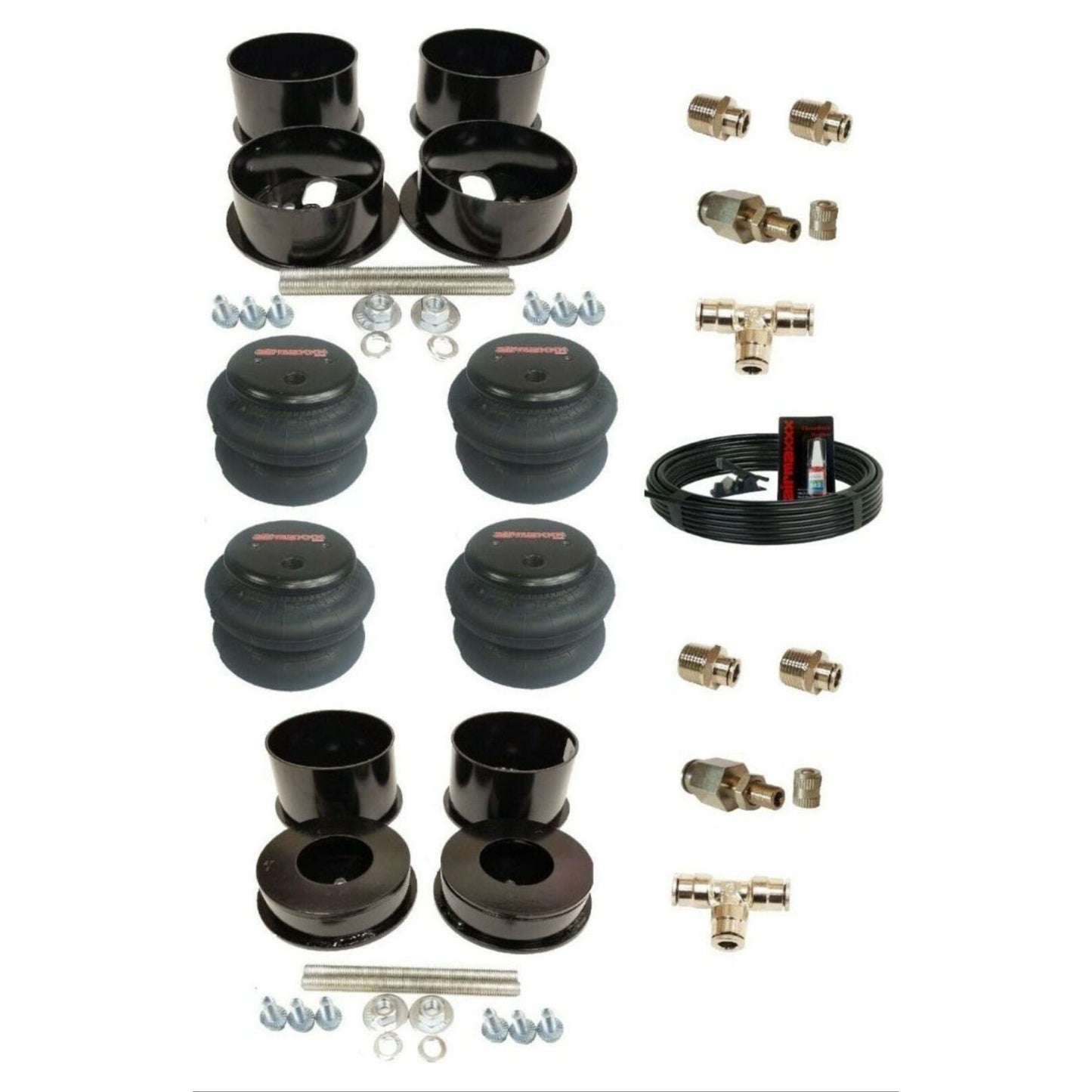 airmaxxx B-Body air bag suspension kit with 2600 bags and fittings