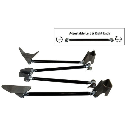 airmaxxx triangulated rear 4 link suspension kit weld-on