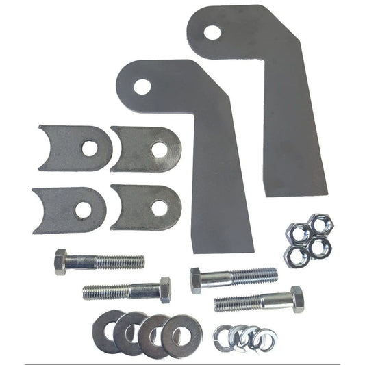airmaxxx universal front shock relocator brackets with hardware