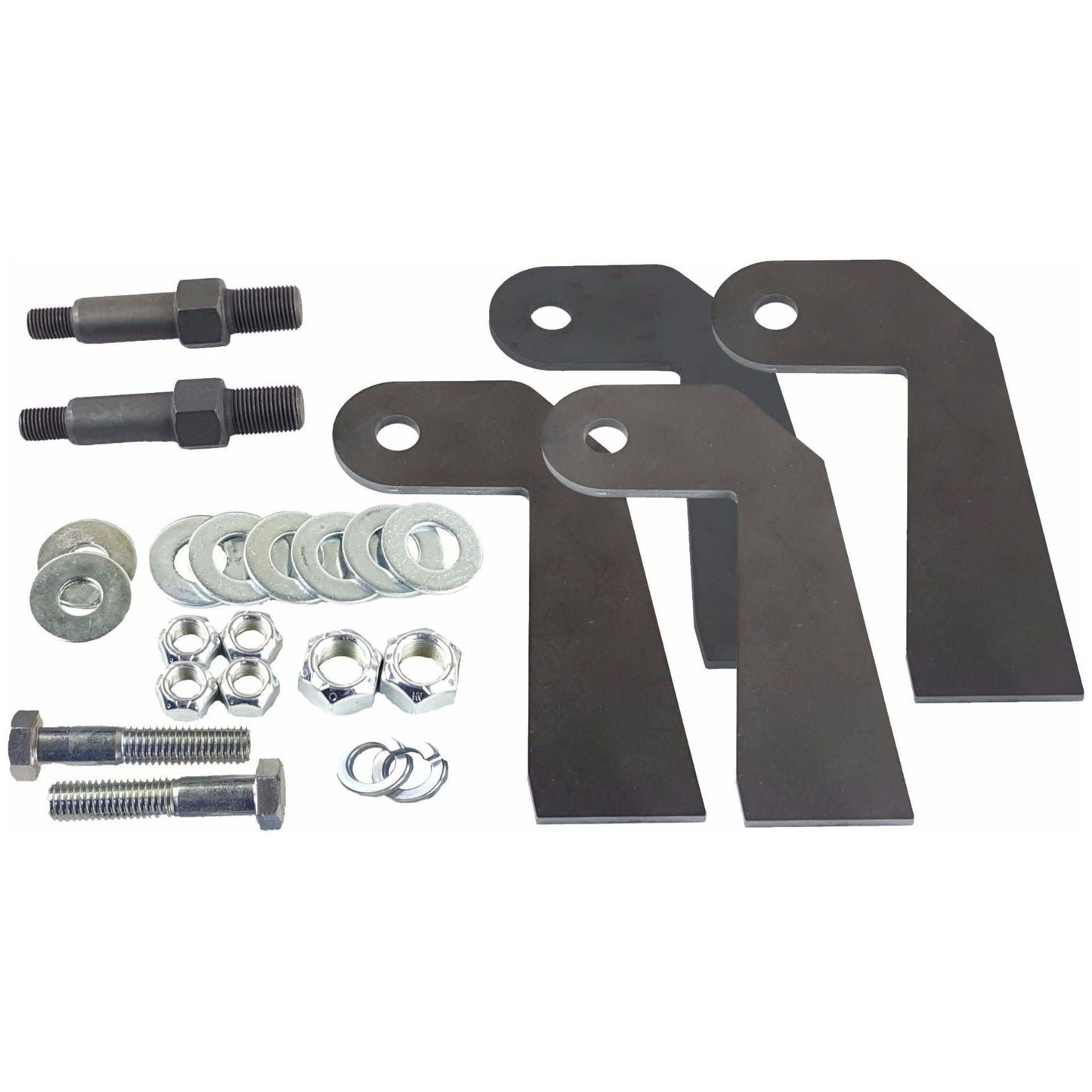 airmaxxx universal weld on front shock relocator brackets for air ride