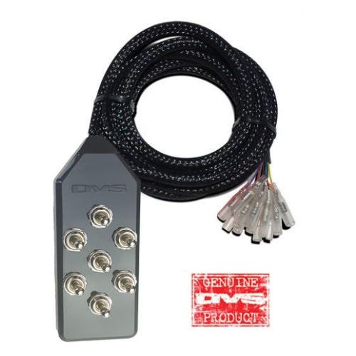 Manual Air Suspension Management AVS 7-Rocker Switch Box - For Suspension Bags & Air Tanks (Black) Air Ride Controller - Foto 6