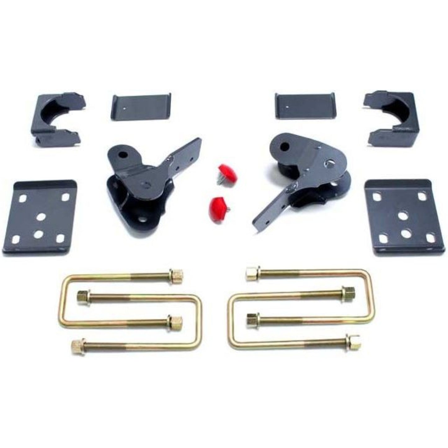 ford f150 4wd rear lowering kit | 5 inch rear drop suspension | rear axle relocation system | lowered f150 suspension parts | maxtrac flip kit hardware