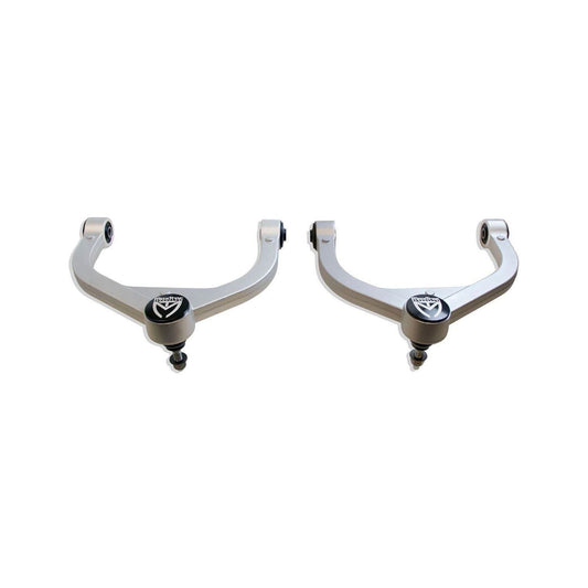 ram 1500 camber correction arms | forged aluminum upper control arms | lowered ram suspension upgrade | front alignment correction kit
