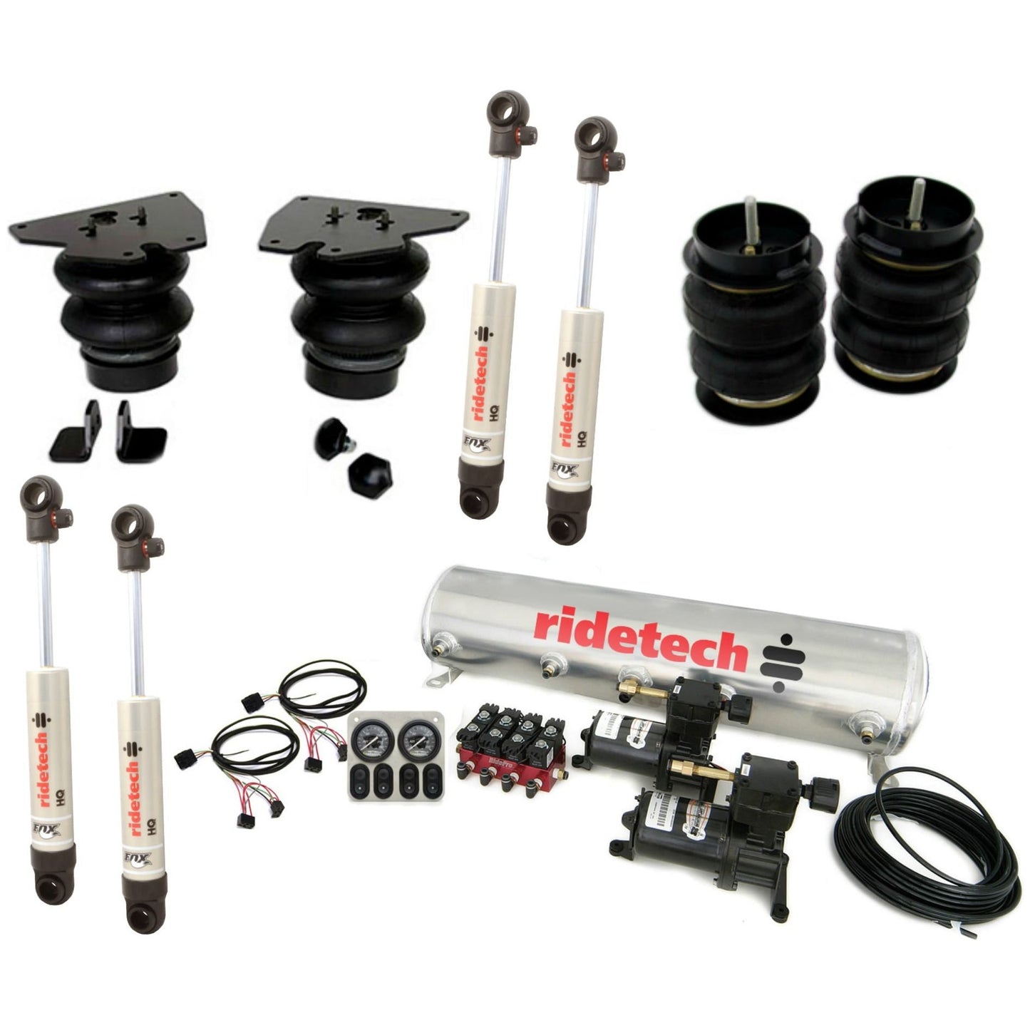 RideTech Front & Rear Air Suspension Level 1 Kit Fits 1963-72 Chevy C10