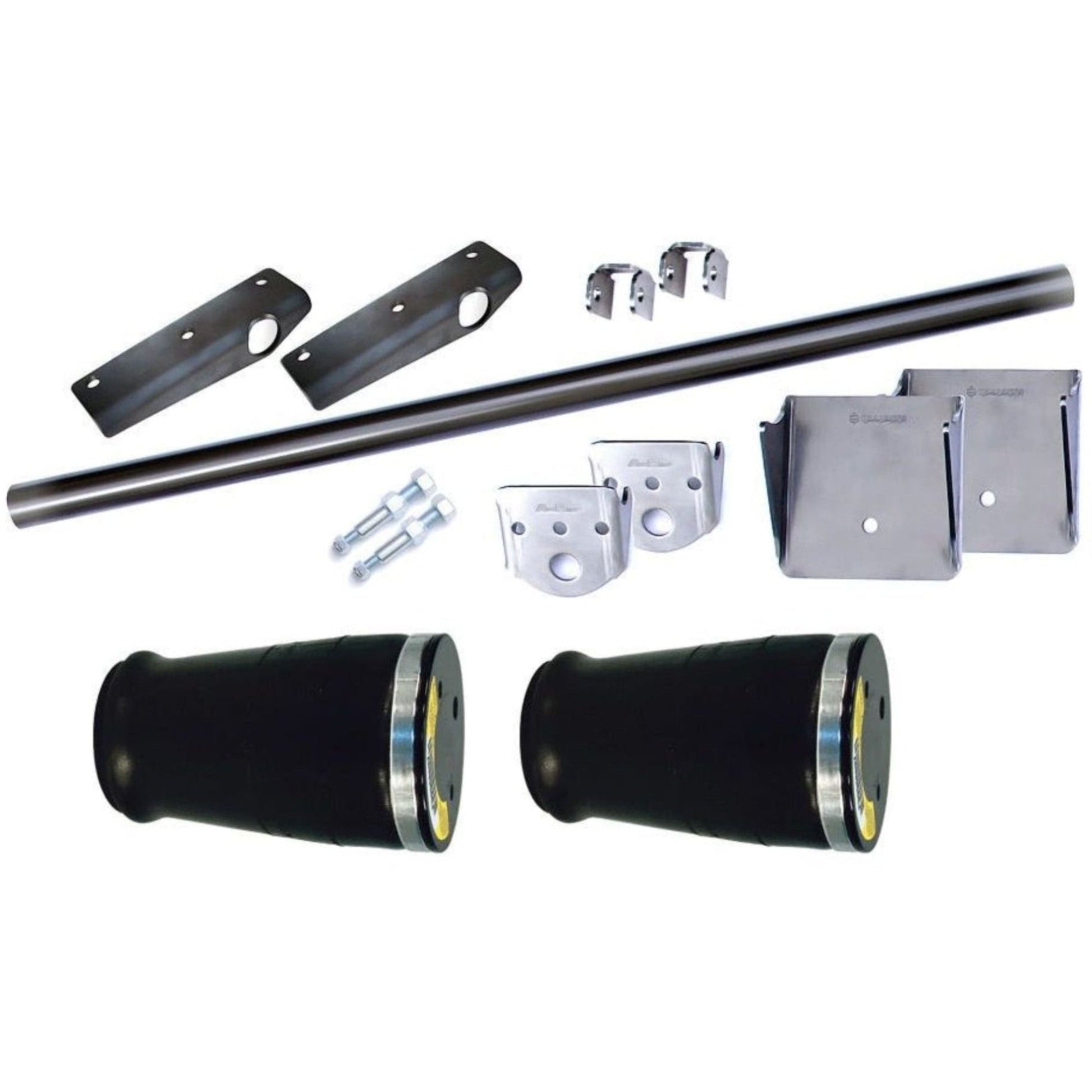 ridetech 11004699 universal 4 link air ride mounting brackets and crossmember rear air suspension weld on brackets for custom chassis