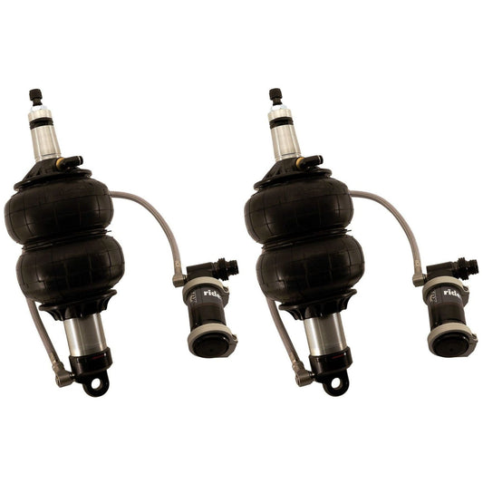 triple adjustable air ride shock with remote reservoir | ridetech shockwave air suspension system