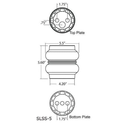 slam specialties specs ss-5 non ballooning air bag